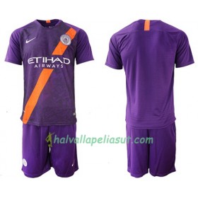 Jalkapallo Pelipaidat Manchester City Lasten 3 Paita 2018-2019 Lyhythihainen